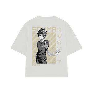 Playera streetwear premium de anime y gaming ExtraLife MX, corte oversized drop shoulder ligero y fresco en color Deep Black y Off-White, moda urbana mexicana de culto.