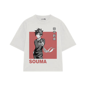 Playera streetwear premium de anime y gaming ExtraLife MX, corte oversized drop shoulder ligero y fresco en color Deep Black y Off-White, moda urbana mexicana de culto.