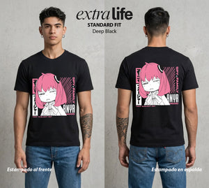 Familia de Operativos | El Secreto del Agente #04122 - Playera Classic Premium | Deep Black - Foto en modelo