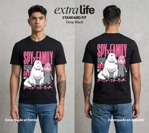 Familia de Operativos | La Agente Telepática #04141 - Playera Classic Premium | Deep Black - Foto en modelo