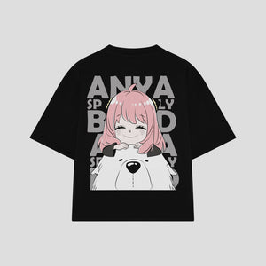 Playera streetwear premium de anime y gaming ExtraLife MX, corte oversized drop shoulder ligero y fresco en color Deep Black y Off-White, moda urbana mexicana de culto.