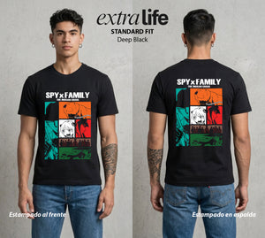 Familia de Operativos | La Familia del Secreto #04152 - Playera Standard Fit | Deep Black - Foto en modelo