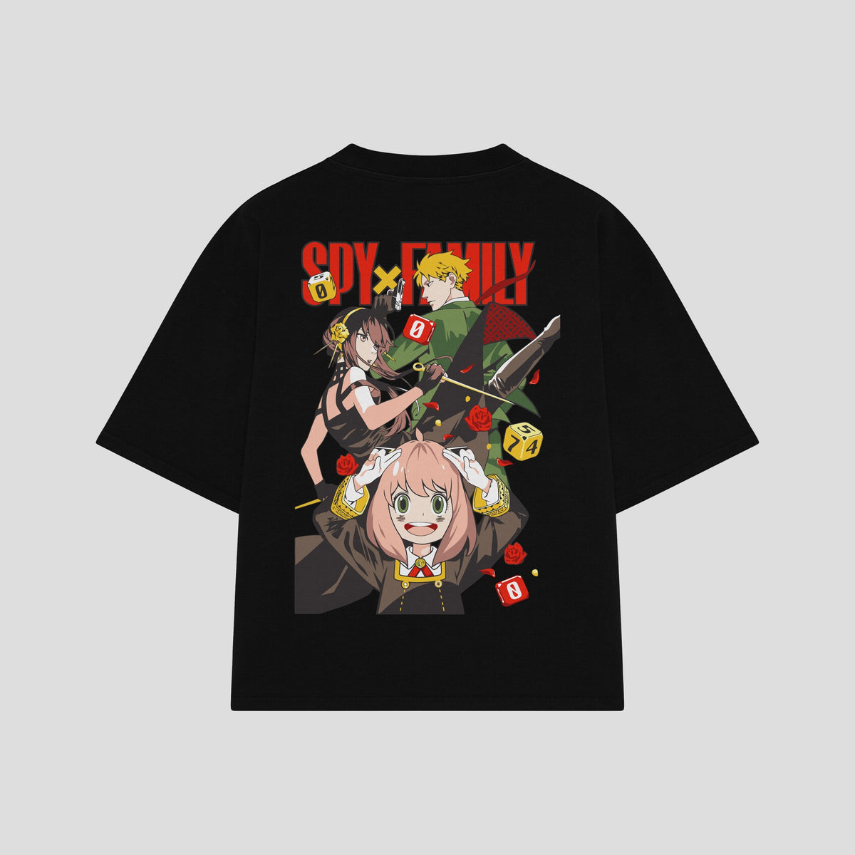 Playera streetwear premium de anime y gaming ExtraLife MX, corte oversized drop shoulder ligero y fresco en color Deep Black y Off-White, moda urbana mexicana de culto.