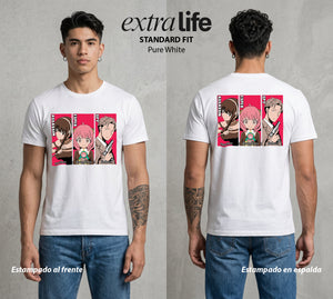 Familia de Operativos | La Familia del Secreto #04158 - Playera Standard Fit | Pure White - Foto en modelo