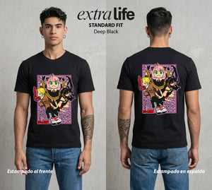 Familia de Operativos | La Familia del Secreto #04160 - Playera Standard Fit | Deep Black - Foto en modelo