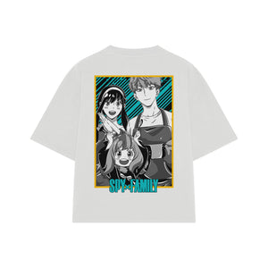 Playera streetwear premium de anime y gaming ExtraLife MX, corte oversized drop shoulder ligero y fresco en color Deep Black y Off-White, moda urbana mexicana de culto.