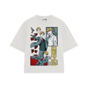 Playera streetwear premium de anime y gaming ExtraLife MX, corte oversized drop shoulder ligero y fresco en color Deep Black y Off-White, moda urbana mexicana de culto.