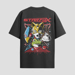 Playera urbana de anime y gaming ExtraLife MX, corte Classic Premium unisex ligero y transpirable en color Deep Black y Pure White, ropa de uso diario para gym y casual.