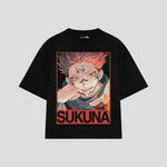 Playera streetwear premium de anime y gaming ExtraLife MX, corte oversized drop shoulder ligero y fresco en color Deep Black y Off-White, moda urbana mexicana de culto.