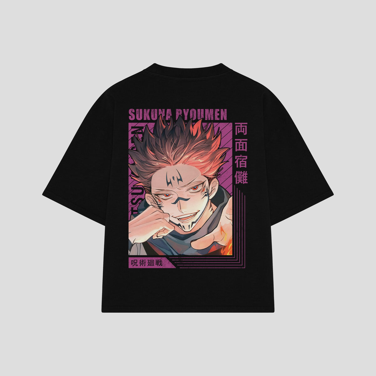 Playera streetwear premium de anime y gaming ExtraLife MX, corte oversized drop shoulder ligero y fresco en color Deep Black y Off-White, moda urbana mexicana de culto.