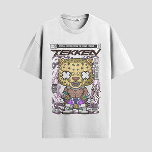 Playera urbana de anime y gaming ExtraLife MX, corte Classic Premium unisex ligero y transpirable en color Deep Black y Pure White, ropa de uso diario para gym y casual.