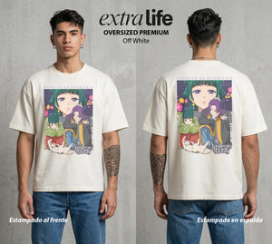 Secretos del Palacio | El Diario del Palacio #04273 - Playera Oversized Premium | Off White - Foto en modelo