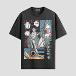 Playera urbana de anime y gaming ExtraLife MX, corte Classic Premium unisex ligero y transpirable en color Deep Black y Pure White, ropa de uso diario para gym y casual.