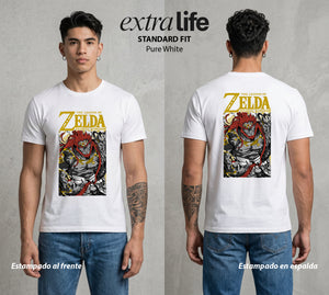La Leyenda de la Princesa | El Rey de las Sombras #04296 - Playera Standard Fit | Pure White - Foto en modelo