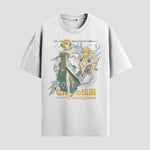Playera urbana de anime y gaming ExtraLife MX, corte Classic Premium unisex ligero y transpirable en color Deep Black y Pure White, ropa de uso diario para gym y casual.