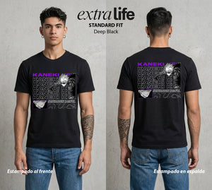 Ciudad de Ghouls | El Discipulo del Maestro #04345 - Playera Standard Fit | Deep Black - Foto en modelo