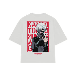 Playera streetwear premium de anime y gaming ExtraLife MX, corte oversized drop shoulder ligero y fresco en color Deep Black y Off-White, moda urbana mexicana de culto.