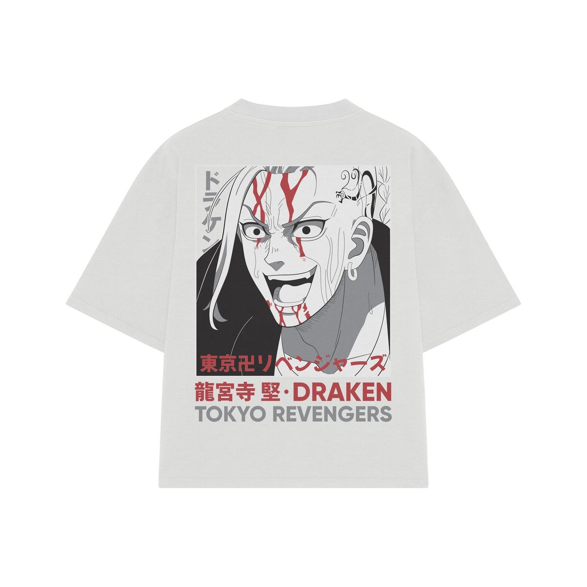 Playera streetwear premium de anime y gaming ExtraLife MX, corte oversized drop shoulder ligero y fresco en color Deep Black y Off-White, moda urbana mexicana de culto.