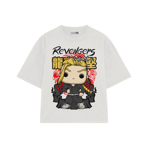Playera streetwear premium de anime y gaming ExtraLife MX, corte oversized drop shoulder ligero y fresco en color Deep Black y Off-White, moda urbana mexicana de culto.