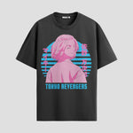 Playera urbana de anime y gaming ExtraLife MX, corte Classic Premium unisex ligero y transpirable en color Deep Black y Pure White, ropa de uso diario para gym y casual.