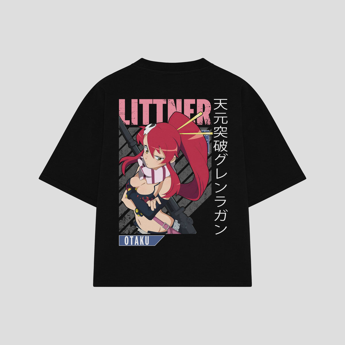 Playera streetwear premium de anime y gaming ExtraLife MX, corte oversized drop shoulder ligero y fresco en color Deep Black y Off-White, moda urbana mexicana de culto.