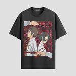 Playera urbana de anime y gaming ExtraLife MX, corte Classic Premium unisex ligero y transpirable en color Deep Black y Pure White, ropa de uso diario para gym y casual.
