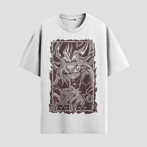 Playera urbana de anime y gaming ExtraLife MX, corte Classic Premium unisex ligero y transpirable en color Deep Black y Pure White, ropa de uso diario para gym y casual.