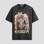 Playera urbana de anime y gaming ExtraLife MX, corte Classic Premium unisex ligero y transpirable en color Deep Black y Pure White, ropa de uso diario para gym y casual.