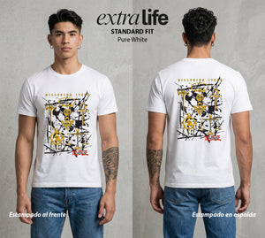El Duelo del Destino | El Duelo del Faraon #04495 - Playera Classic Premium | Pure White - Foto en modelo