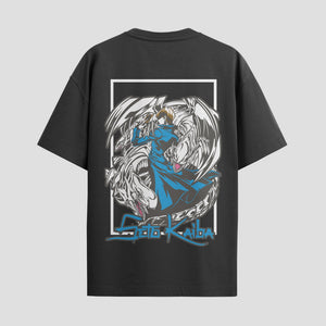 Playera urbana de anime y gaming ExtraLife MX, corte Classic Premium unisex ligero y transpirable en color Deep Black y Pure White, ropa de uso diario para gym y casual.