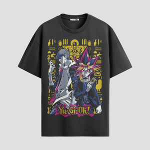 Playera urbana de anime y gaming ExtraLife MX, corte Classic Premium unisex ligero y transpirable en color Deep Black y Pure White, ropa de uso diario para gym y casual.