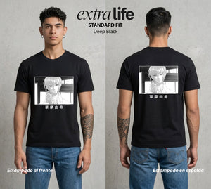 El Zodiaco Oculto | La Rata del Zodiaco #04510 - Playera Standard Fit | Deep Black - Foto en modelo
