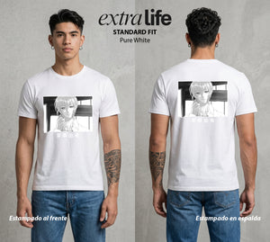 El Zodiaco Oculto | La Rata del Zodiaco #04510 - Playera Standard Fit | Pure White - Foto en modelo