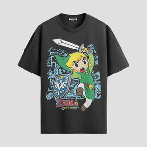 Playera urbana de anime y gaming ExtraLife MX, corte Classic Premium unisex ligero y transpirable en color Deep Black y Pure White, ropa de uso diario para gym y casual.