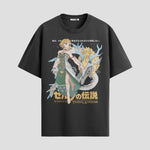 Playera urbana de anime y gaming ExtraLife MX, corte Classic Premium unisex ligero y transpirable en color Deep Black y Pure White, ropa de uso diario para gym y casual.