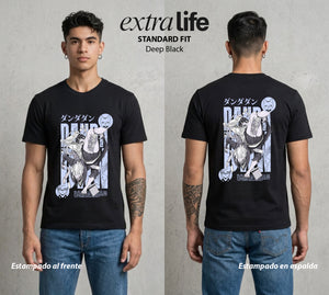 Lo Paranormal Cotidiano | El Amor Paranormal #04580 - Playera Standard Fit | Deep Black - Foto en modelo