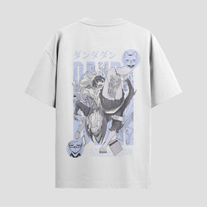 Playera urbana de anime y gaming ExtraLife MX, corte Classic Premium unisex ligero y transpirable en color Deep Black y Pure White, ropa de uso diario para gym y casual.