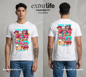 Mar de los Piratas | El Médico Reno #04611 - Playera Classic Premium | Pure White - Foto en modelo