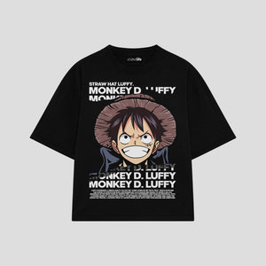 Playera streetwear premium de anime y gaming ExtraLife MX, corte oversized drop shoulder ligero y fresco en color Deep Black y Off-White, moda urbana mexicana de culto.