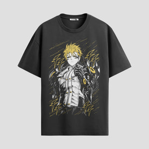 Playera urbana de anime y gaming ExtraLife MX, corte Classic Premium unisex ligero y transpirable en color Deep Black y Pure White, ropa de uso diario para gym y casual.