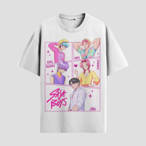 Playera urbana de anime y gaming ExtraLife MX, corte Classic Premium unisex ligero y transpirable en color Deep Black y Pure White, ropa de uso diario para gym y casual.