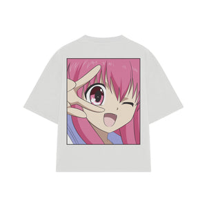 Playera streetwear premium de anime y gaming ExtraLife MX, corte oversized drop shoulder ligero y fresco en color Deep Black y Off-White, moda urbana mexicana de culto.