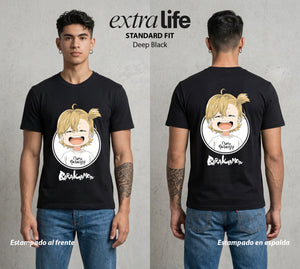 La Isla del Pincel | Travesura en la Isla #04724 - Playera Standard Fit | Deep Black - Foto en modelo