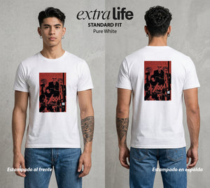 Dos Destinos Un Nombre | Reina del Rock I #04726 - Playera Standard Fit | Pure White - Foto en modelo