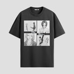 Playera urbana de anime y gaming ExtraLife MX, corte Classic Premium unisex ligero y transpirable en color Deep Black y Pure White, ropa de uso diario para gym y casual.