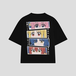 Playera streetwear premium de anime y gaming ExtraLife MX, corte oversized drop shoulder ligero y fresco en color Deep Black y Off-White, moda urbana mexicana de culto.