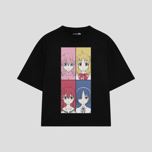 Playera streetwear premium de anime y gaming ExtraLife MX, corte oversized drop shoulder ligero y fresco en color Deep Black y Off-White, moda urbana mexicana de culto.