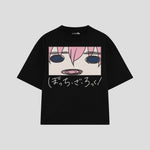 Playera streetwear premium de anime y gaming ExtraLife MX, corte oversized drop shoulder ligero y fresco en color Deep Black y Off-White, moda urbana mexicana de culto.