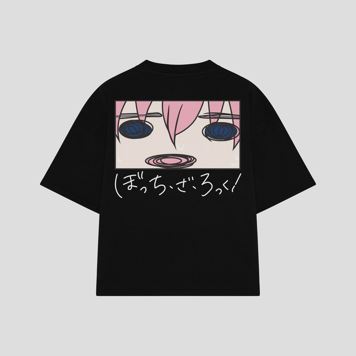 Playera streetwear premium de anime y gaming ExtraLife MX, corte oversized drop shoulder ligero y fresco en color Deep Black y Off-White, moda urbana mexicana de culto.