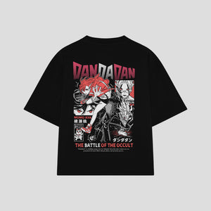 Playera streetwear premium de anime y gaming ExtraLife MX, corte oversized drop shoulder ligero y fresco en color Deep Black y Off-White, moda urbana mexicana de culto.